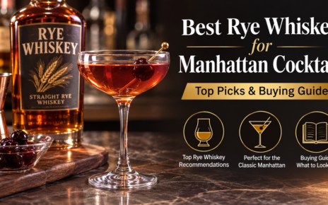 best rye whiskey for manhattan cocktail