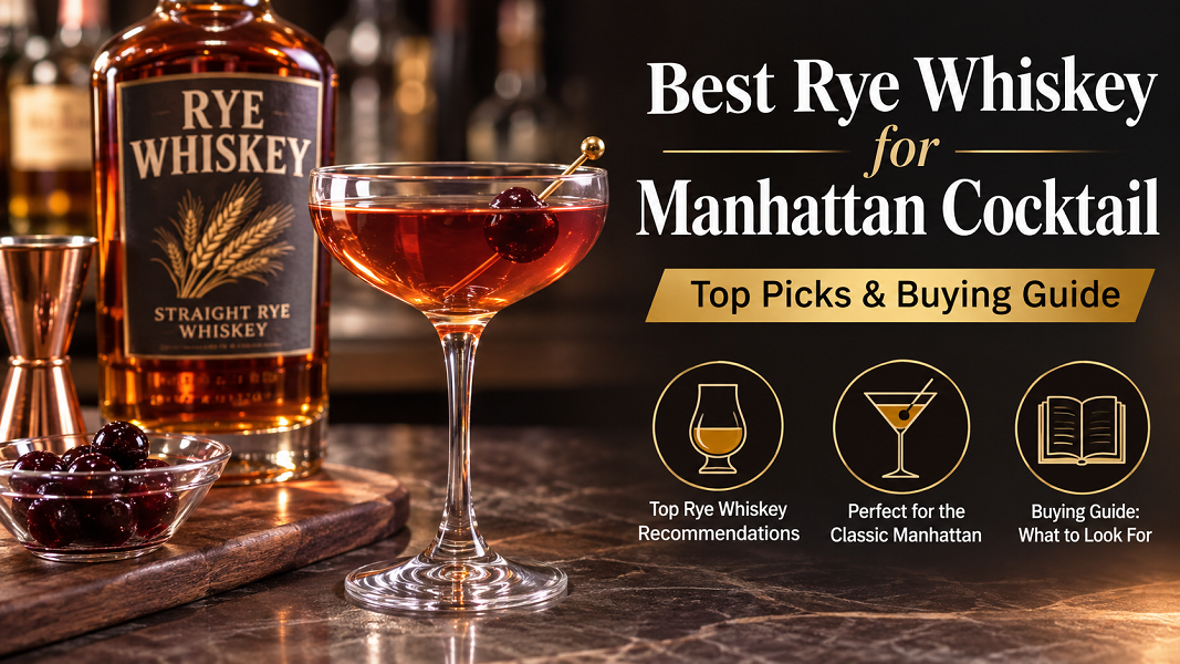 best rye whiskey for manhattan cocktail